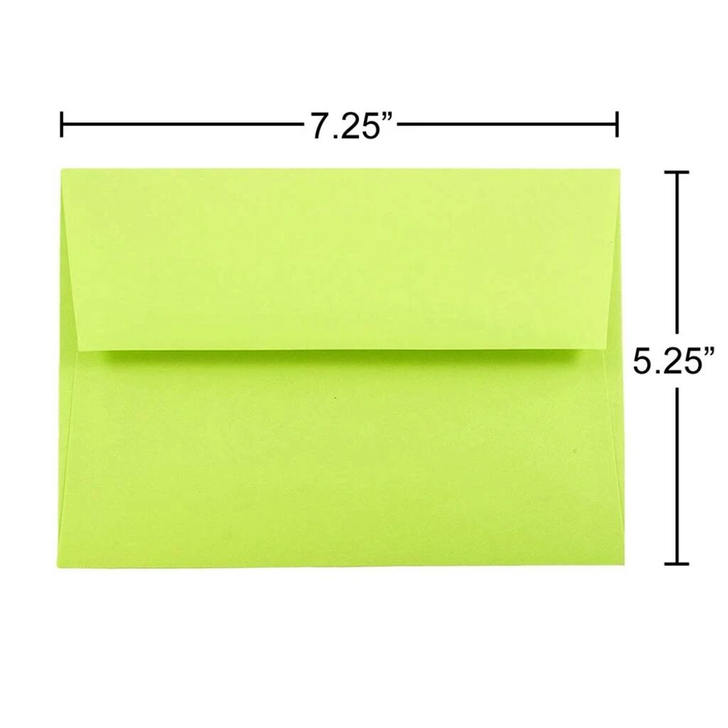 Deals π₯° JAM Paper A7 Ultra Lime Green Invitation Envelopes, 50ct. π― 6 Deals π₯° JAM Paper A7 Ultra Lime Green Invitation Envelopes, 50ct. π― - Image 4