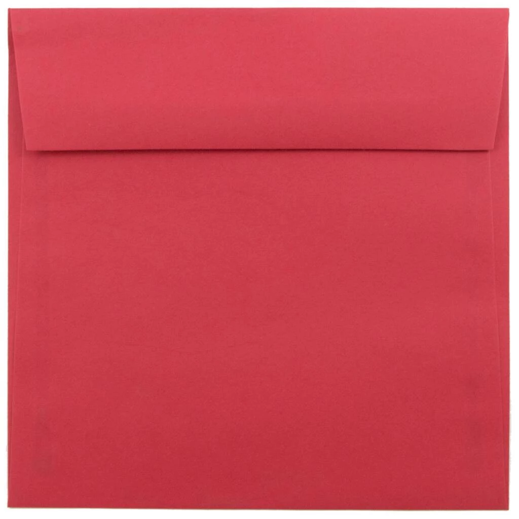Coupon β JAM Paper 6.5" x 6.5" Red Square Colored Invitation Envelopes, 25ct. π 3 Coupon β JAM Paper 6.5" x 6.5" Red Square Colored Invitation Envelopes, 25ct. π