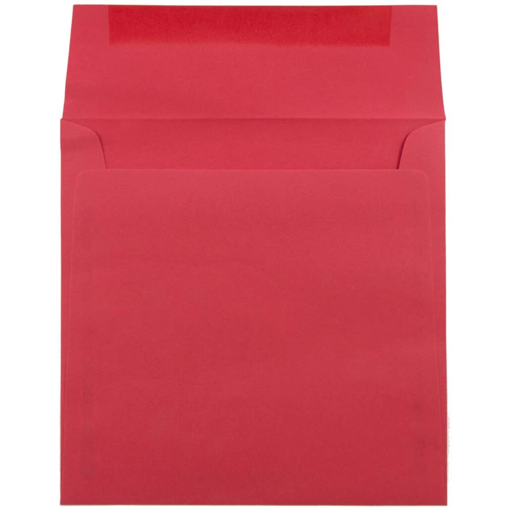 Coupon β JAM Paper 6.5" x 6.5" Red Square Colored Invitation Envelopes, 25ct. π 4 Coupon β JAM Paper 6.5" x 6.5" Red Square Colored Invitation Envelopes, 25ct. π - Image 2