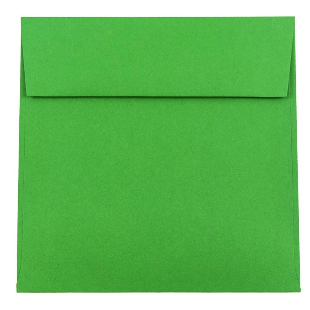 Promo π₯ JAM Paper 6.5" x 6.5" Green Square Colored Invitation Envelopes, 25ct. βοΈ 3 Promo π₯ JAM Paper 6.5" x 6.5" Green Square Colored Invitation Envelopes, 25ct. βοΈ
