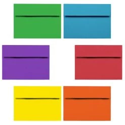Hot Sale π JAM Paper 4.75" x 6.5" Assorted Colors Invitation Envelopes, 150ct. π 8 Hot Sale π JAM Paper 4.75" x 6.5" Assorted Colors Invitation Envelopes, 150ct. π -Jam Paper Shop D344267S 2