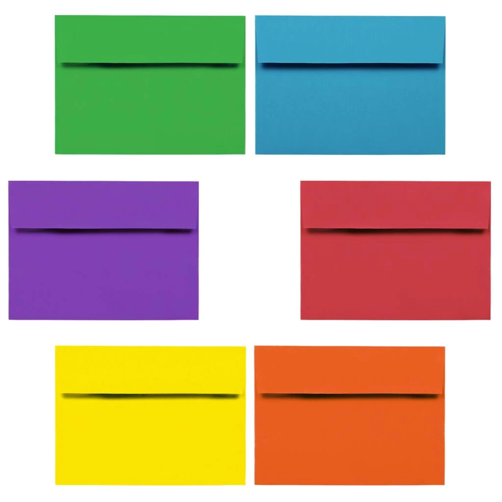 Hot Sale π JAM Paper 4.75" x 6.5" Assorted Colors Invitation Envelopes, 150ct. π 4 Hot Sale π JAM Paper 4.75" x 6.5" Assorted Colors Invitation Envelopes, 150ct. π - Image 2
