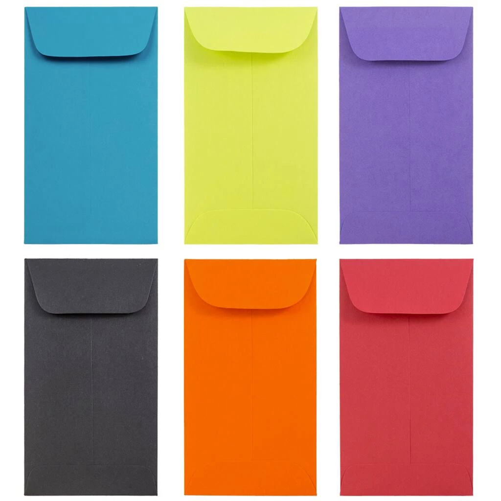 Promo π JAM Paper 3.375" x 6" Assorted Coin Business Envelopes, 150ct. π 4 Promo π JAM Paper 3.375" x 6" Assorted Coin Business Envelopes, 150ct. π - Image 2