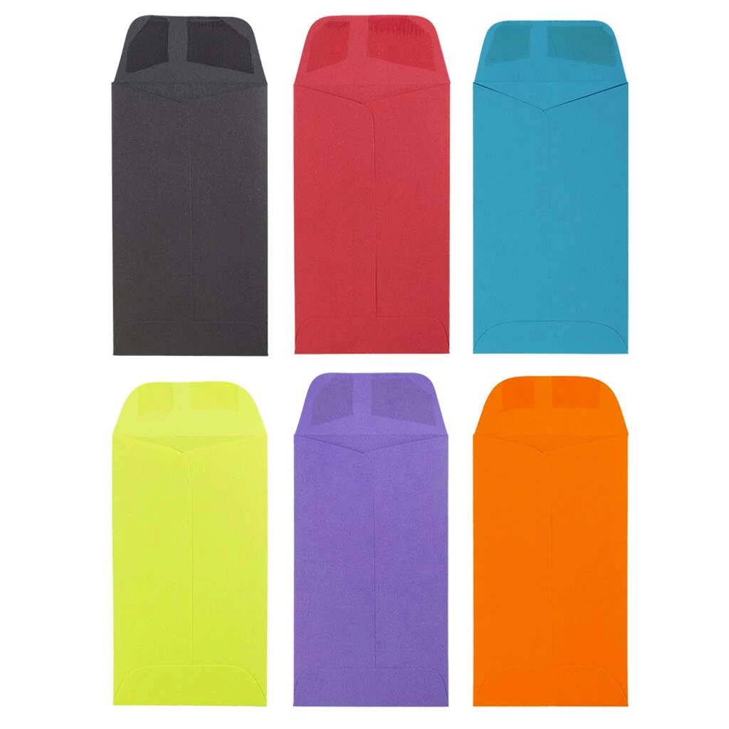 Promo π JAM Paper 3.375" x 6" Assorted Coin Business Envelopes, 150ct. π 5 Promo π JAM Paper 3.375" x 6" Assorted Coin Business Envelopes, 150ct. π - Image 3