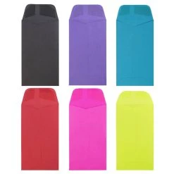 Best deal 🧨 JAM Paper 3.125" x 5.5" Assorted Coin Business Envelopes, 150ct. 🛒 -Jam Paper Shop D344280S 3