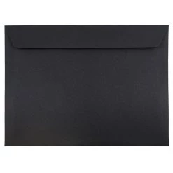 New ✔️ JAM Paper 9.5x12.62 Smooth Black Booklet Envelopes 25ct. ✨