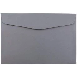 Wholesale π€© JAM Paper 6" x 9" Dark Gray Booklet Premium Envelopes, 25ct. π€©