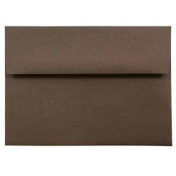 New β JAM Paper A7 Chocolate Brown Invitation Envelopes, 50ct. β¨