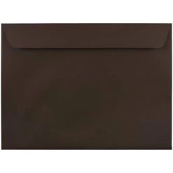 Best reviews of ✨ JAM Paper 9.5x12.62 Chocolate Brown Premium Booklet Envelopes 50ct. 🤩