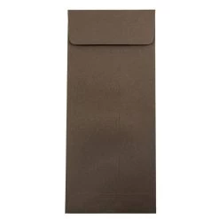 Coupon 💯 JAM Paper 4.75" x 11" Chocolate Brown Policy Business Envelopes, 50ct. 🥰