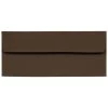 Cheapest ✔️ JAM Paper #10 Business Premium Chocolate Brown Straight Flap Envelopes, 50ct. 👏 -Jam Paper Shop D344517S 1