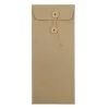 Wholesale 🔥 JAM Paper 9.5" x 4.125" Kraft Brown Business Envelopes with Button & String Closure, 25ct. 🤩