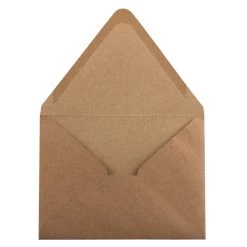 Cheapest 😀 JAM Paper 4.375" x 5.75" Kraft V-Flap Invitation Envelopes, 100ct. 💯