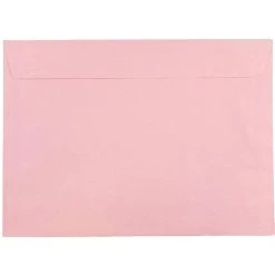Best Pirce ⌛ JAM Paper 9" x 12" Baby Pink Pastel Booklet Premium Envelopes, 25ct. 🥰