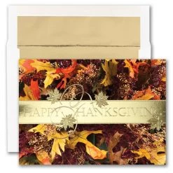Promo 😀 JAM Paper Blank 👪 Thanksgiving Close Up Thank You Cards Set 🥰