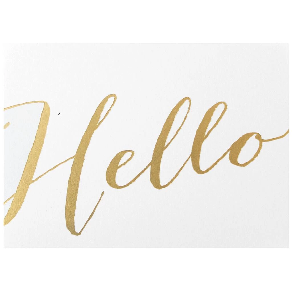 Brand new π JAM Paper A1 White with Gold Script Blank Greeting Cards & Envelopes, 10ct. β 4 Brand new π JAM Paper A1 White with Gold Script Blank Greeting Cards & Envelopes, 10ct. β - Image 2