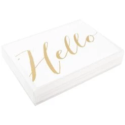 Brand new π JAM Paper A1 White with Gold Script Blank Greeting Cards & Envelopes, 10ct. β 9 Brand new π JAM Paper A1 White with Gold Script Blank Greeting Cards & Envelopes, 10ct. β -Jam Paper Shop D344688S 4
