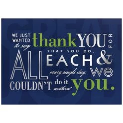 Brand new ✔️ JAM Paper 5.625" x 7.875" Inspirational Thank You Cards & Envelopes, 25ct. 🌟