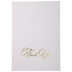 Best Pirce 🤩 JAM Paper 5.375" x 7.75" Elegant Thank You Cards & Envelopes, 25ct. 🌟 -Jam Paper Shop D344704S 3
