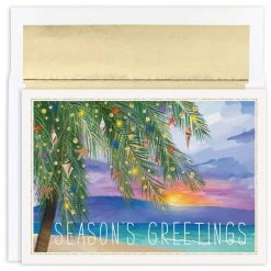Best deal 😍 JAM Paper Tropical Sunset 🔔 Christmas Cards & Envelopes Set ✨