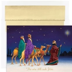 Best Sale 🎉 JAM Paper Three Kings 🎄 Christmas Cards & Envelopes Set 😀