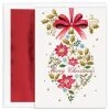 Cheapest 🎁 JAM Paper Vintage Ornament ❄ Christmas Cards & Envelopes Set 🎉 -Jam Paper Shop D345012S 1