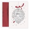 Flash Sale ⌛ JAM Paper Sentiments Ornament 🔔 Christmas Cards & Envelopes Set 😍 -Jam Paper Shop D345017S 1