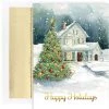 Cheap 🔔 JAM Paper Winter Cottage 🎄 Christmas Cards & Envelopes Set 🔔 -Jam Paper Shop D345029S 1