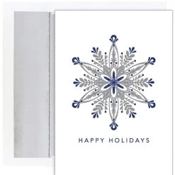 Top 10 🤩 JAM Paper 5" x 7" Ornate Silver Snowflake Cards & Matching Envelopes Set, 18ct. ⌛