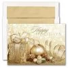 Best Pirce 😍 JAM Paper 5" x 7" Holiday Package Blank Cards & Matching Envelopes Set, 25ct. 💯 -Jam Paper Shop D345102S 1