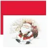 New π JAM Paper 5" x 7" Happy Santa Cards & Matching Envelopes Set, 18ct. π― 2 New π JAM Paper 5" x 7" Happy Santa Cards & Matching Envelopes Set, 18ct. π― -Jam Paper Shop D345107S 1