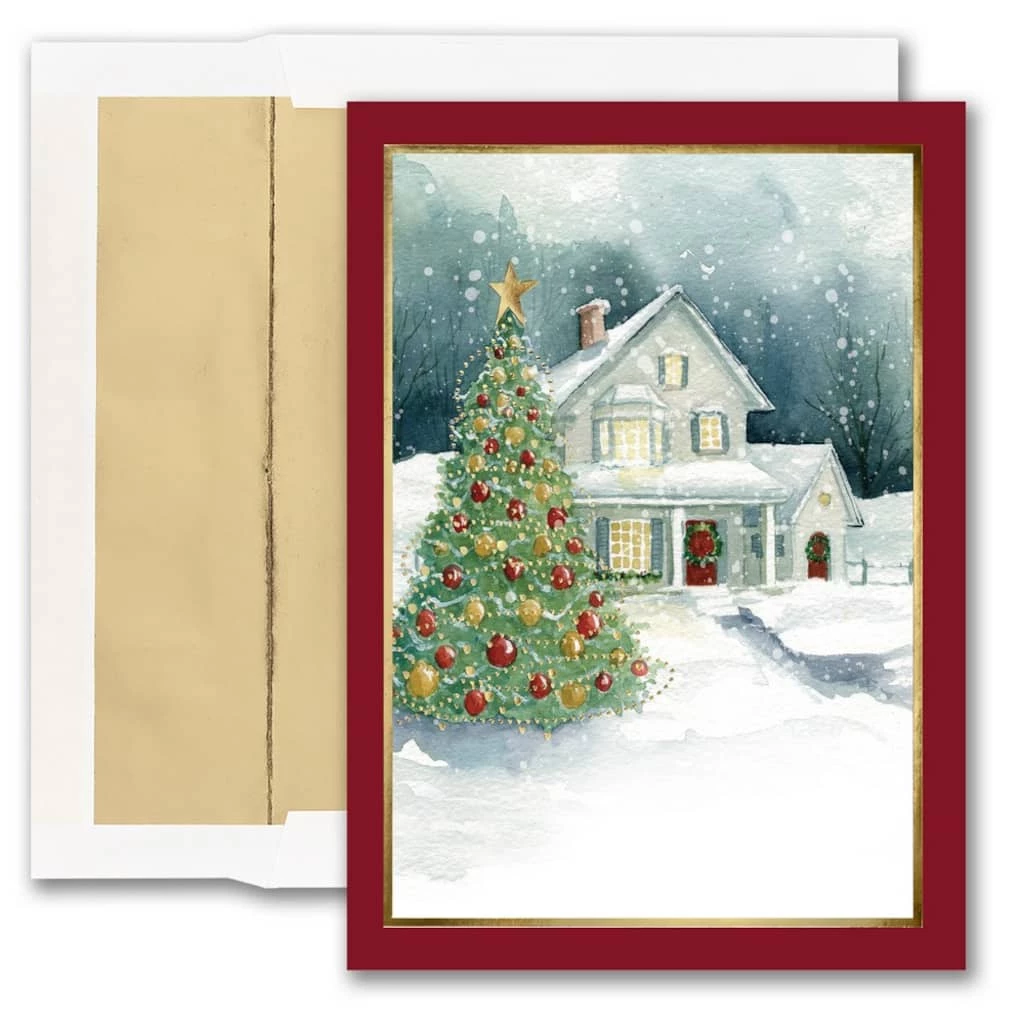 Brand new β€οΈ JAM Paper 5" x 7" Front Imprint House Scene Blank Cards & Matching Envelopes Set, 25ct. π€© 3 Brand new β€οΈ JAM Paper 5" x 7" Front Imprint House Scene Blank Cards & Matching Envelopes Set, 25ct. π€©