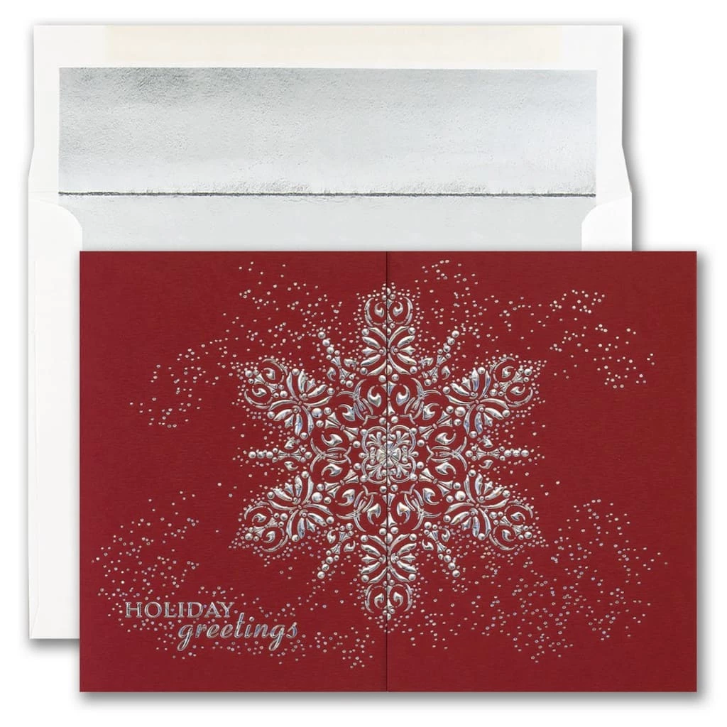 Budget π₯° JAM Paper 5" x 7" Dazzling Snowflake Blank Cards & Matching Envelopes Set, 25ct. β¨ 3 Budget π₯° JAM Paper 5" x 7" Dazzling Snowflake Blank Cards & Matching Envelopes Set, 25ct. β¨