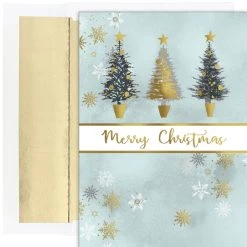 Wholesale ✨ JAM Paper 5" x 7" 🔔 Christmas Tree Trio Cards & Matching Envelopes Set, 18ct. 💯