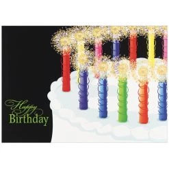 New ✔️ JAM Paper Candles Theme Blank 🥳 Birthday Card Set 🌟
