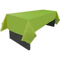 Deals 🎁 JAM Paper Lime Green Rectangular Plastic Lined Paper Table Cover, 54" x 108" 🌟 -Jam Paper Shop D345255S 4