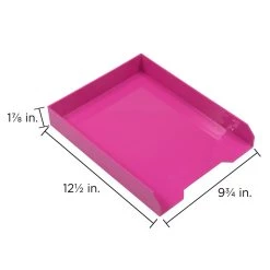 Flash Sale 😍 JAM Paper Stackable Desktop Paper Tray, 2ct. 👏 -Jam Paper Shop D345407S 4
