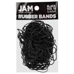 Best Pirce ❤️ JAM Paper Size 19 Black Rubber Bands, 100ct. 💯