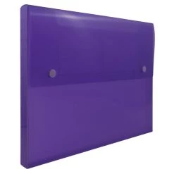 Buy 👏 JAM Paper 9.5" x 12.5" Plastic Portfolio with Two Button Snap Closure ⌛