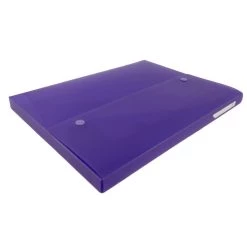 Buy 👏 JAM Paper 9.5" x 12.5" Plastic Portfolio with Two Button Snap Closure ⌛ -Jam Paper Shop D345479S 4