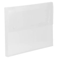 Cheap 👍 JAM Paper Clear Plastic Portfolio with Two Button Snap Closure 9.5" x 12.5" 👍 -Jam Paper Shop D345482S 5