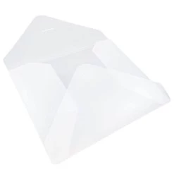 Buy 🎁 JAM Paper 9.5" x 11.87" Clear Frost Tuck Flap Closure Plastic Envelope 🔔 -Jam Paper Shop D345492S 4