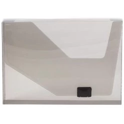 Brand new 🧨 JAM Paper Plastic Box Portfolio with Side Buckle 9.75" x 13.5" 👍