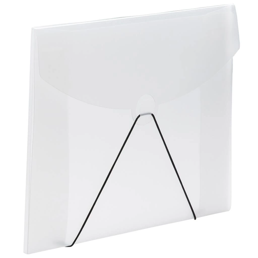Buy π JAM Paper Clear Frosted 9.5" x 12" Plastic Portfolio π 5 Buy π JAM Paper Clear Frosted 9.5" x 12" Plastic Portfolio π - Image 3