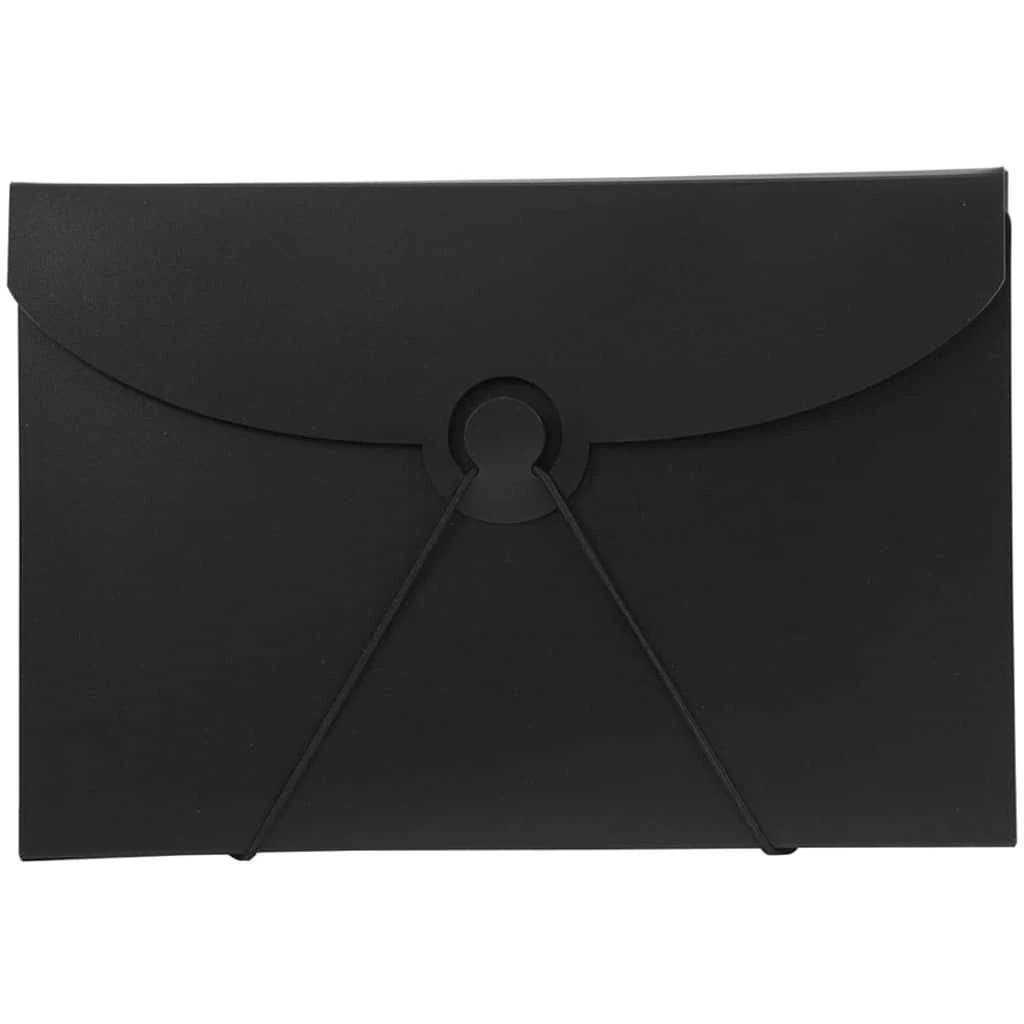Discount π JAM Paper Black 6.5" x 9.5" Plastic Portfolio β 3 Discount π JAM Paper Black 6.5" x 9.5" Plastic Portfolio β
