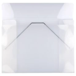 Brand new 🧨 JAM Paper Clear 11" x 15" Elastic Closure Plastic Portfolio ✔️ -Jam Paper Shop D345529S 3
