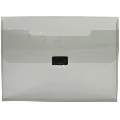 Budget 🔥 JAM Paper 9.5" x 13.25" Plastic Box Portfolio with Center Buckle 🔔