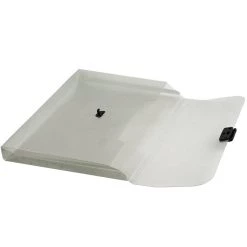 Budget 🔥 JAM Paper 9.5" x 13.25" Plastic Box Portfolio with Center Buckle 🔔 -Jam Paper Shop D345545S 3