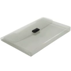 Budget 🔥 JAM Paper 9.5" x 13.25" Plastic Box Portfolio with Center Buckle 🔔 -Jam Paper Shop D345545S 4