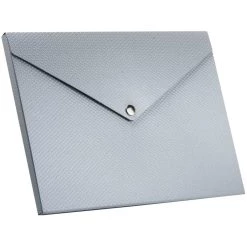 Cheap 👏 JAM Paper Textured Silver Kraft 9.25" x 12.25" Recycled Portfolio 💯